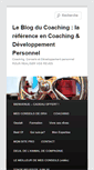 Mobile Screenshot of leblogducoaching.com