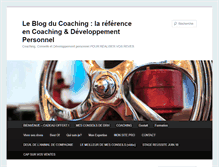 Tablet Screenshot of leblogducoaching.com